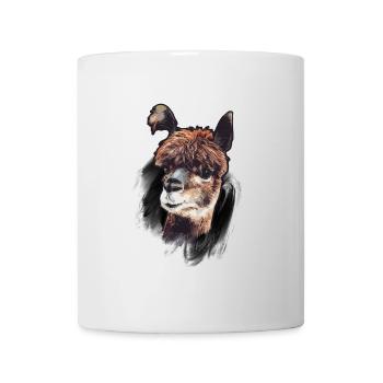 Alpaka Alpaca Kamel - Tasse - Weiß - Vorne