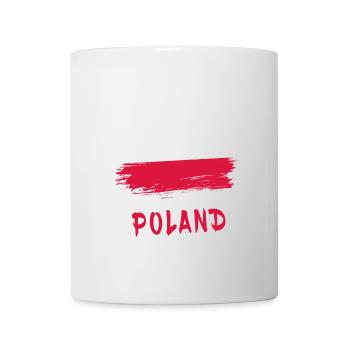 Team Polen / Flagge - Tasse - Weiß - Vorne