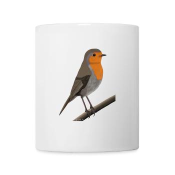 jz.birds robin bird design - Mug - white - Front