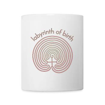 labyrinthe - Mug blanc - blanc - Devant