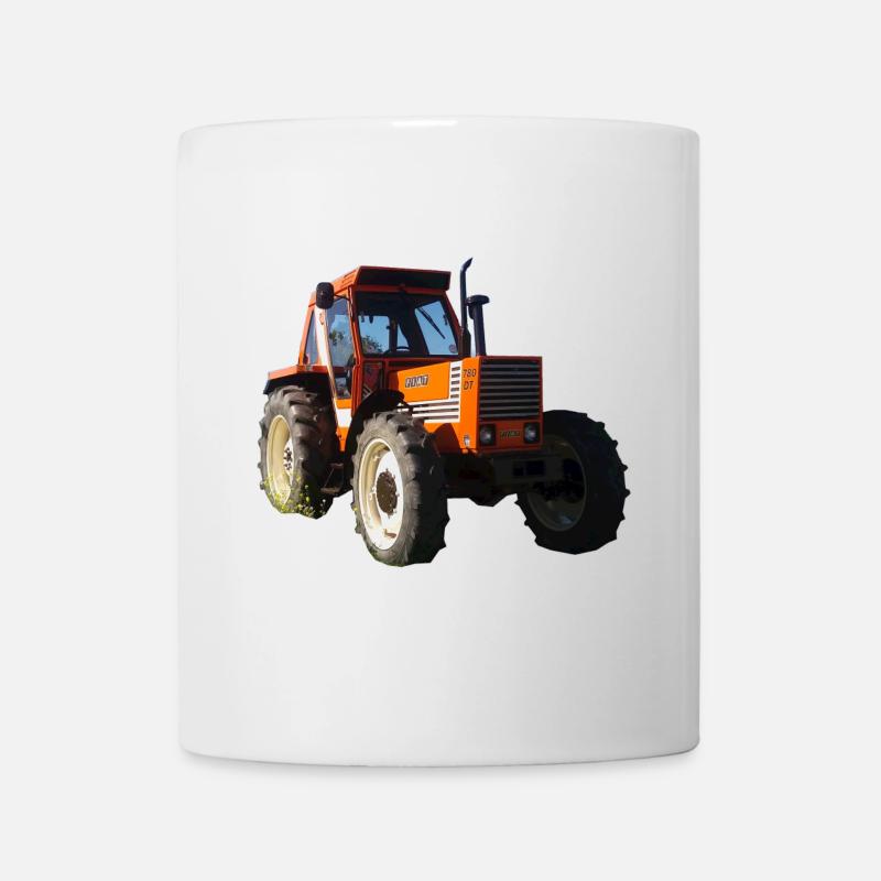 Tracteur Orange 780 DT - Mug blanc - blanc