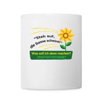 Langschläfer Aufwachen Morgenmuffel Lustig Sprüche - Tasse - Weiß - Vorne