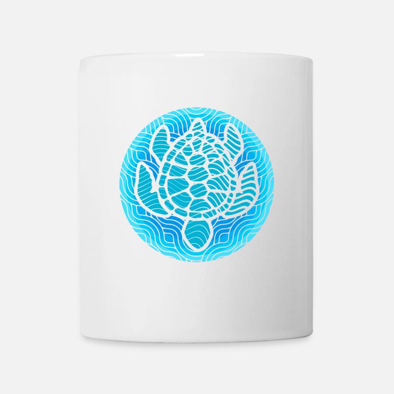 Schildkröte - Tasse - Weiß