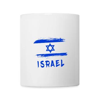 Équipe Israël / Drapeau - Mug blanc - blanc - Devant