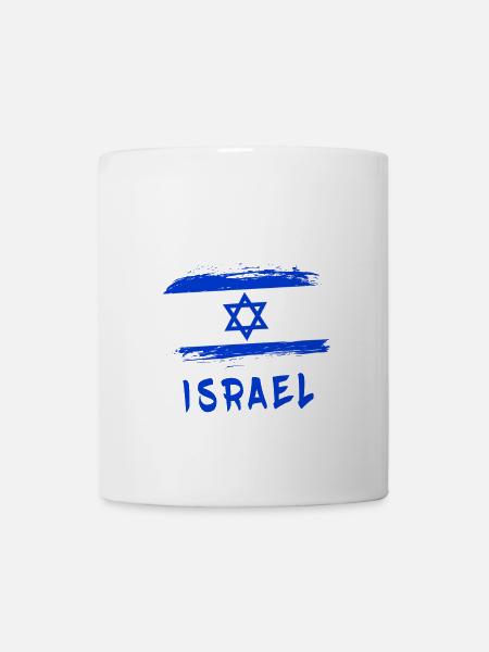Team Israel / Flagge - Tasse - Weiß