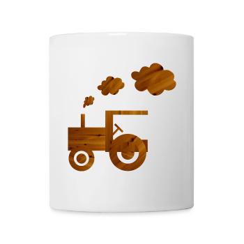 traktor landwirtschaft spielzeug - Tasse - Weiß - Vorne