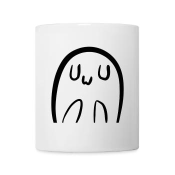 Fantôme UwU mignon - Mug blanc - blanc - Devant