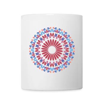 Mandala - Tasse - Weiß - Vorne