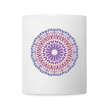 Mandala - Tasse - Weiß - Vorne