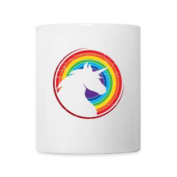 Unicorn Colorful Rainbow Design - Mug - white - Front
