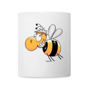 Mignon Abeille - Mug blanc - blanc - Devant