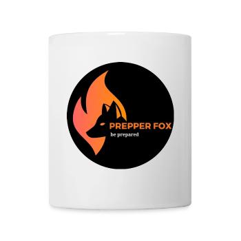 logo transparent - Mug blanc - blanc - Devant