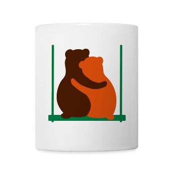 ours - Mug blanc - blanc - Devant