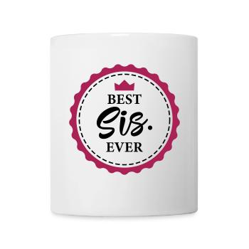 Schwester - Tasse - Weiß - Vorne