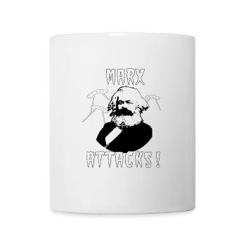 MARX-ANGRIFFE! - Tasse - Weiß - Vorne