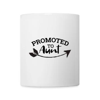 Tante Promue Idée Cadeau Tante Noire - Mug blanc - blanc - Devant