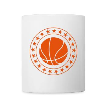 Basketball - Basket Ball - Game - Sport - Player - Tasse - Weiß - Vorne