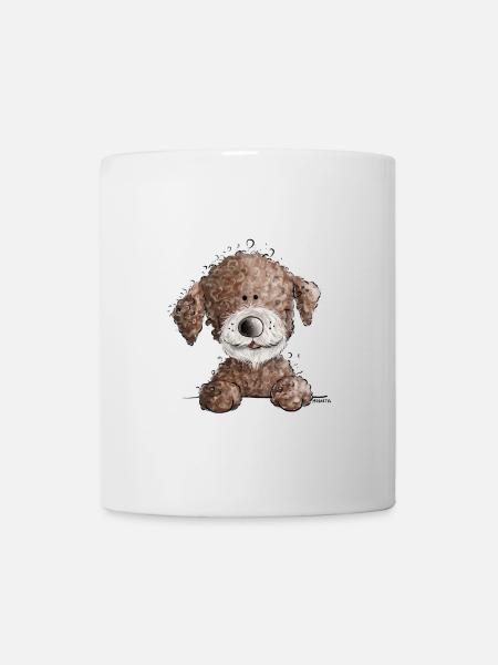 Sweet Lagotto Romagnolo I chien de dessin animé chien d'eau - Mug blanc - blanc
