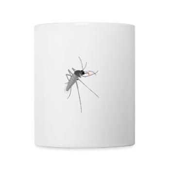 Illustration détaillée du moustique - Mug blanc - blanc - Devant