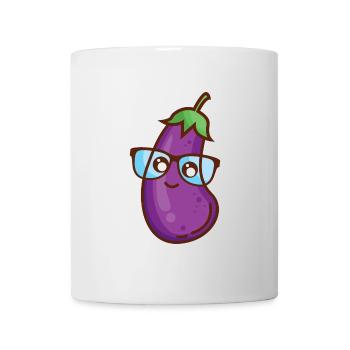 Guini Aubergini - Tasse - Weiß - Vorne