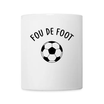 FOU DE FOOT  - Mug blanc - blanc - Devant