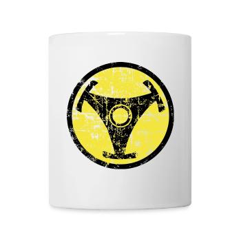 Atomic Vinyl 45rpm Nuklear Design - Tasse - Weiß - Vorne
