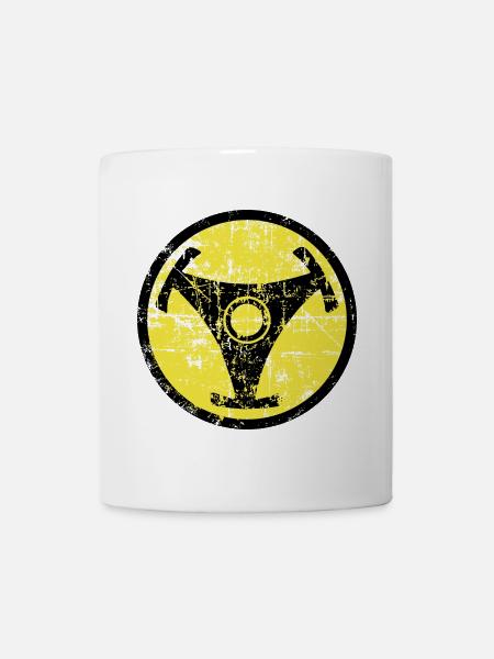 Atomic Vinyl 45rpm Nuklear Design - Tasse - Weiß