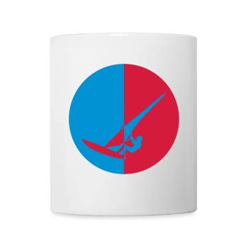 Windsurfen / Windsurfer / Windsurf / Windsurfing - Tasse - Weiß - Vorne