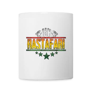 Jah Rastafari Affirmation Design - Mug - white - Front