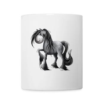 Cheval Grumpy I Bande Dessinée Pour Cavalier - Mug blanc - blanc - Devant