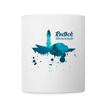 Rostock Warnemünde - Tasse - Weiß - Vorne