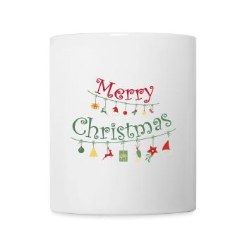 Joyeux Noël à tous et joyeux Noël - Mug blanc - blanc - Devant