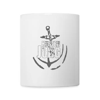 Küsten Jung Anker Design - Tasse - Weiß - Vorne