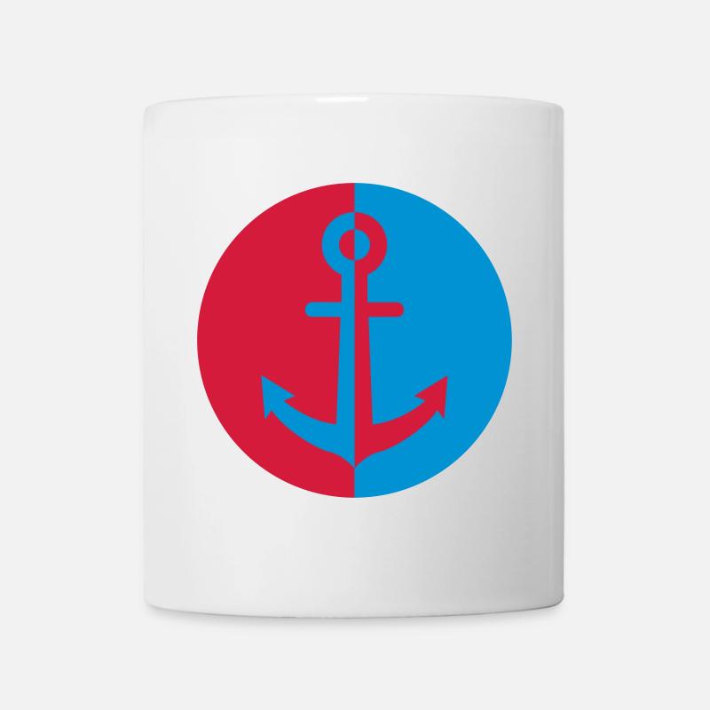 Marin / Marine / Bâteau / Ancre / Mer - Mug blanc - blanc