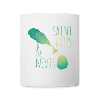 Saint Kitts and Nevis - Mug - white - Front