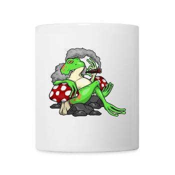 Frosch Zigarre - Tasse - Weiß - Vorne