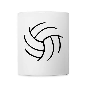 Volleyball - Tasse - Weiß - Vorne