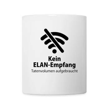 Handy Wlan Elan Smartphone Datenvolumen Geschenk - Tasse - Weiß - Vorne