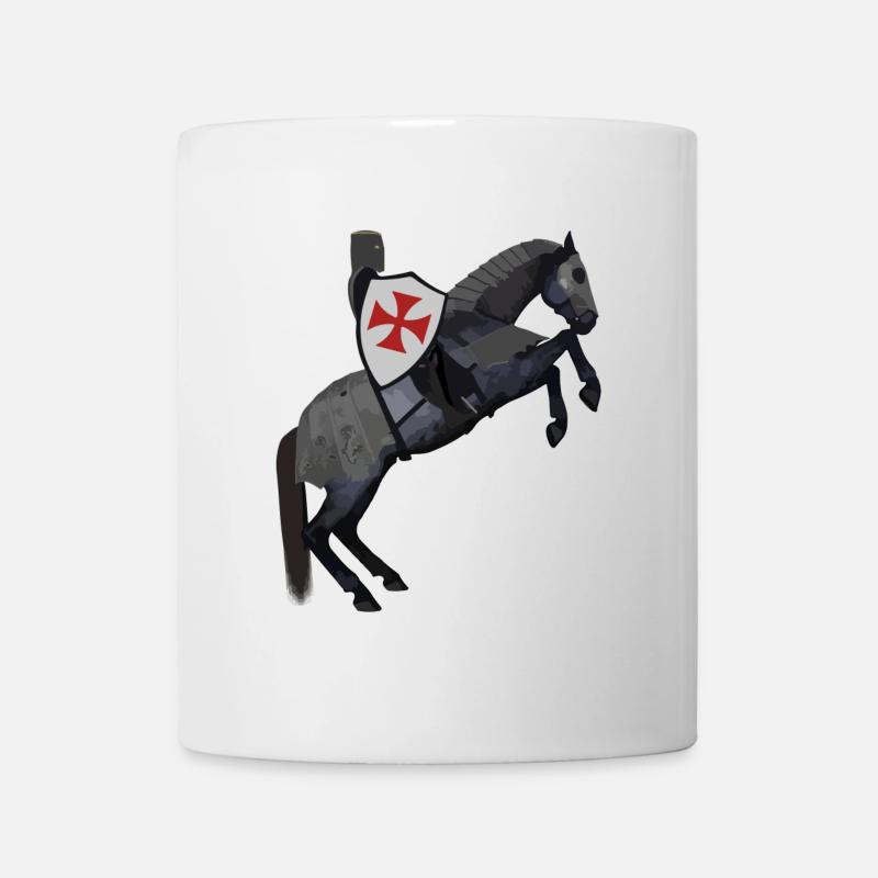 Ritterlicher Steed Ginster - Tasse - Weiß