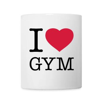 I LOVE GYM Fitness Muscle Training - Mug - white - Front