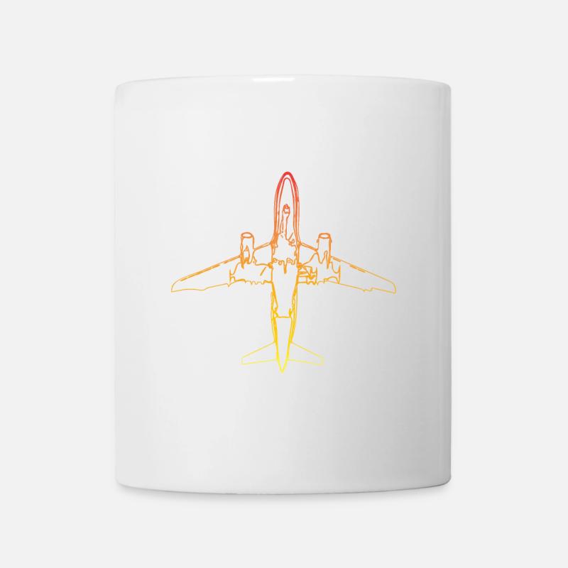 Flugzeug - Tasse - Weiß