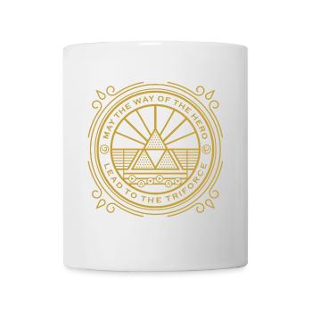 Emblème (Triforce) - Mug blanc - blanc - Devant