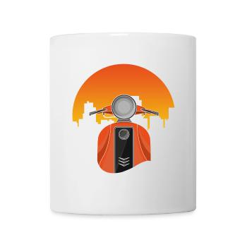 Altes Moped - Tasse - Weiß - Vorne