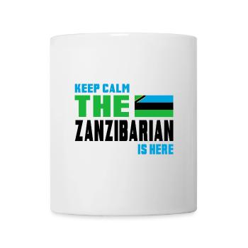 Keep Calm Design / Geschenk Tansania - Tasse - Weiß - Vorne
