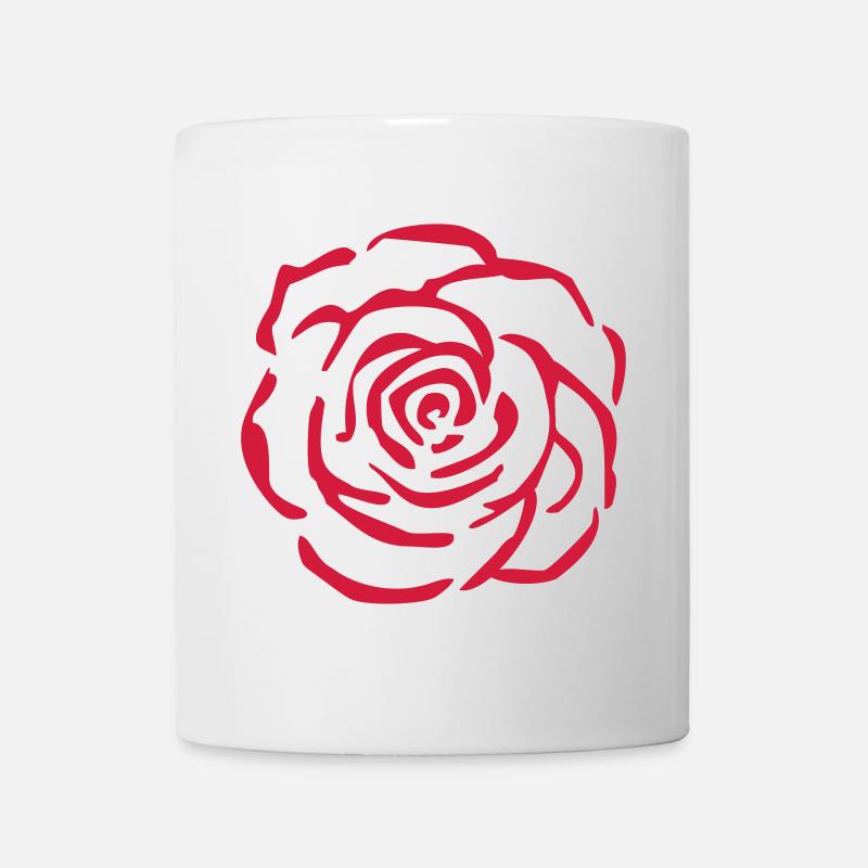 fleur - Mug blanc - blanc