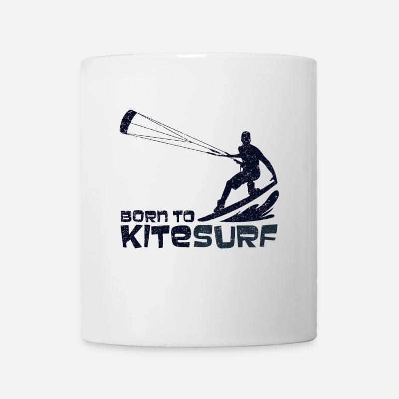 Kitesurf - conception - Mug blanc - blanc