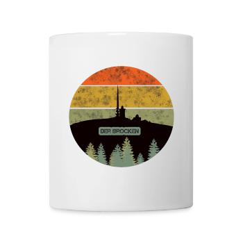 Harz Style - Der Brocken - Tasse - Weiß - Vorne