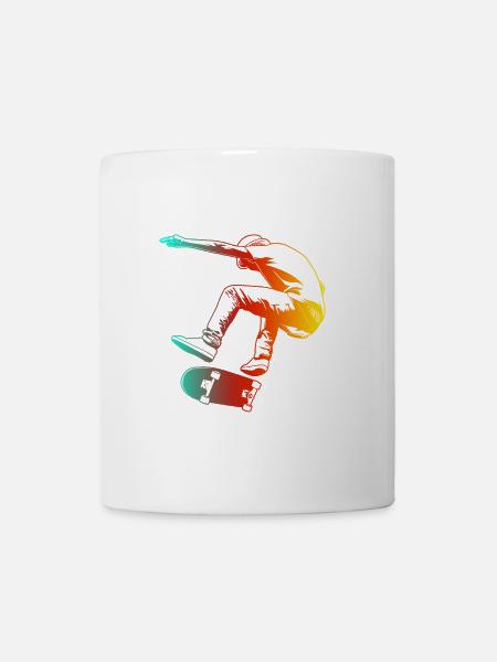 Skater Tricks - Tasse - Weiß