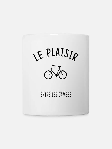 Le plaisir entre les jambes - Mug blanc - blanc