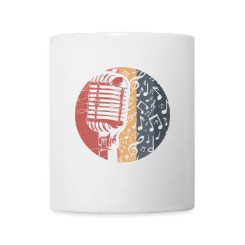 Microphone - Mug - white - Front